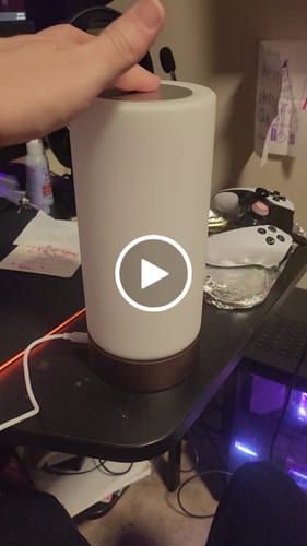 Customer video review of Modern Cylinder Lamp