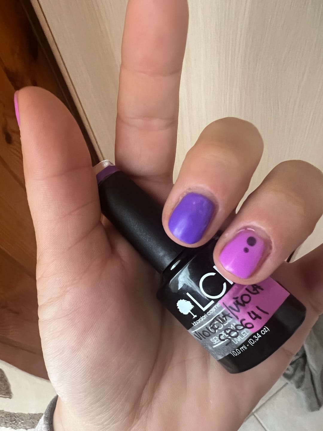 Customer photo review of Smalto Semipermanente LCI -  Violetta - Viola