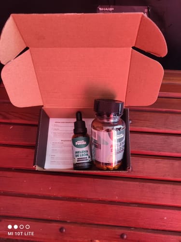 Customer photo review of Melena de León Cápsulas + Gotas - Extracto Ultra Concentrado