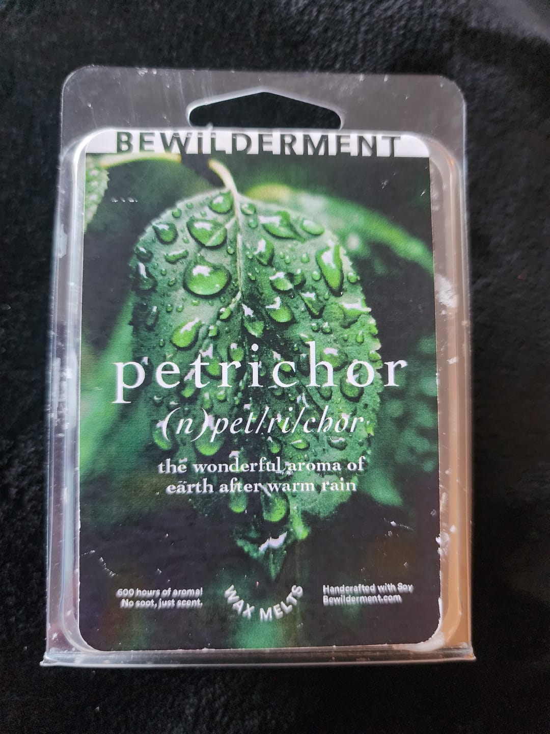 Customer photo review of Petrichor Wax Melts