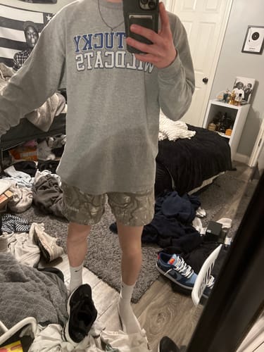 Customer photo review of 1118 - Tree Camo Cotton Shorts