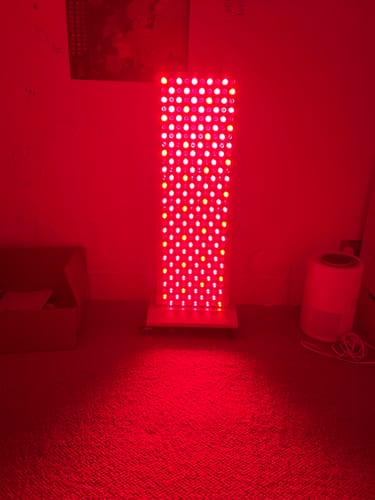 Customer photo review of The Advantage 2.0 Series - Red Light Therapy Full Body Panel