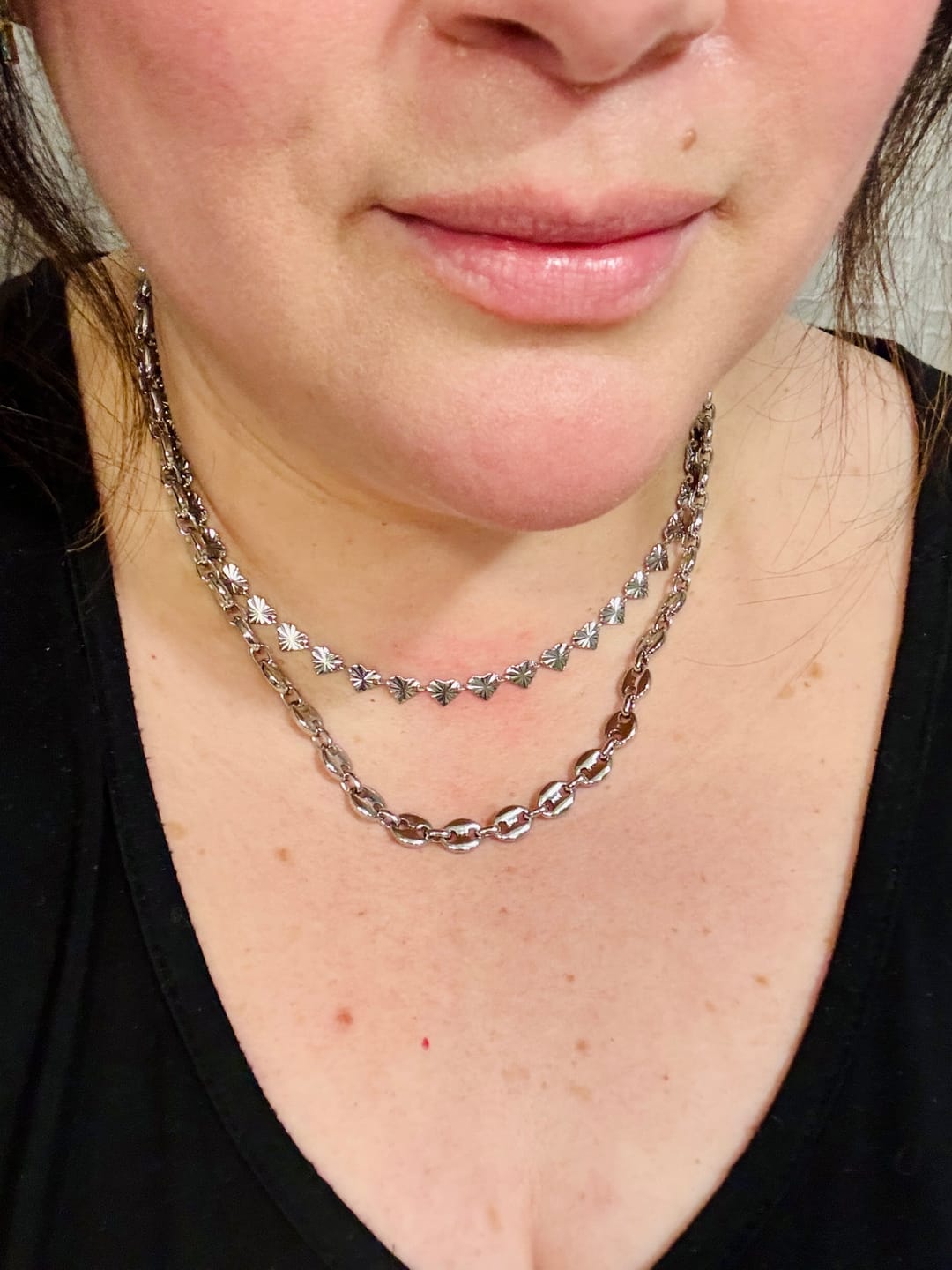 Customer photo review of Puffy Coffee Bean Chain