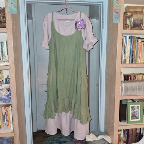 Customer photo review of Fairy Chemise Dress Linen