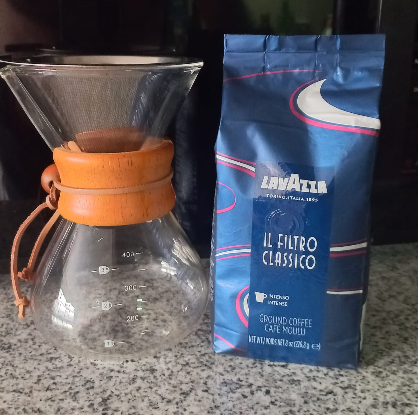 Customer photo review of Lavazza Il Filtro Clasico 226,8 grs. x 2 Grano Molido