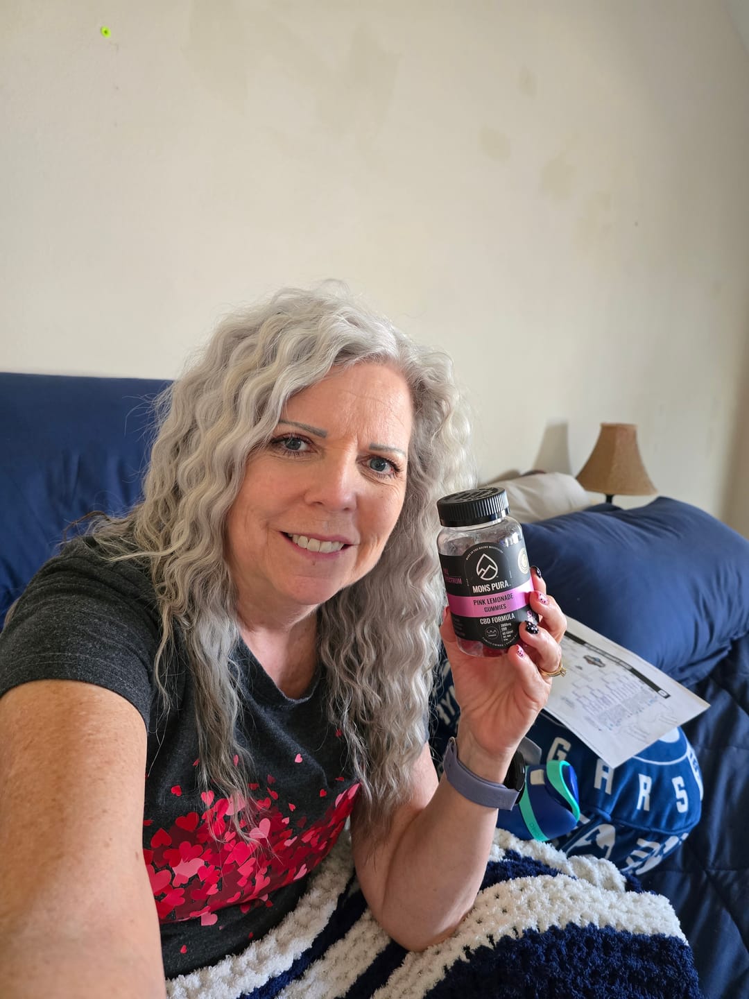 Customer photo review of Pink Lemonade Gummies