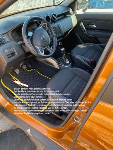 Customer photo review of Auto Fußmatten nach Maß - Komplettset