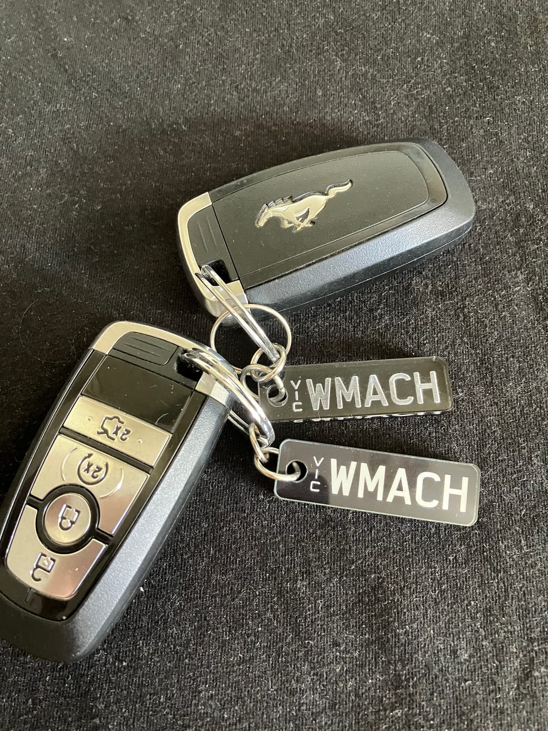 Customer photo review of Custom Design Keychain 🔑