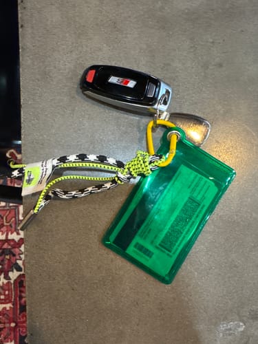 Customer photo review of Psychedelic Keychain Card Holder