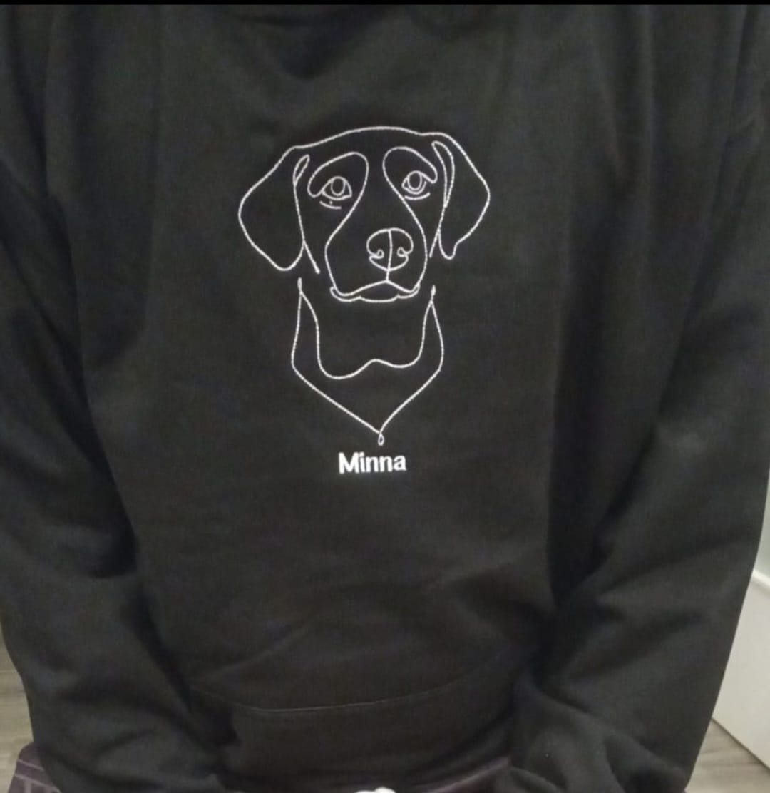 Customer photo review of Personalisierter & bestickter Hoodie