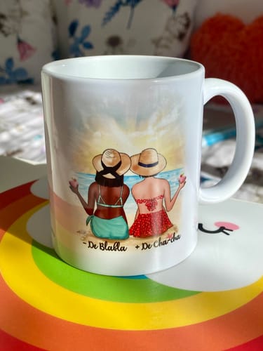 Customer photo review of 2 Filles à la Plage | Mug Personnalisé