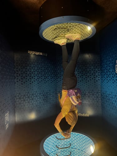 Customer photo review of Loungefly Disney Daisy Duck 85th Anniversary Sequin Plush Cosplay Mini Backpack