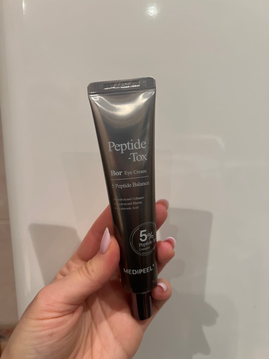 Customer photo review of Liftinga krēms ādai ap acīm ar peptīdu kompleksu Medi-Peel Peptide Bor Tox Eye Cream
