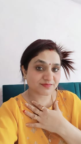 Customer photo review of Gold Bow and Tassel Drop Earrings