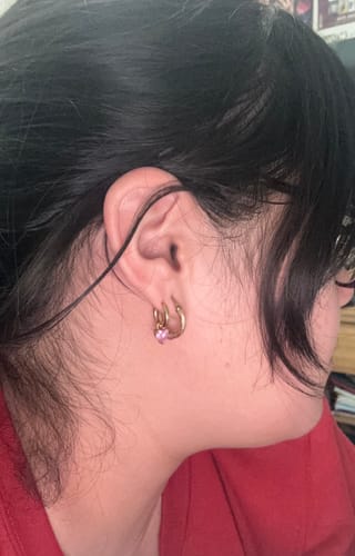 Customer photo review of My Huggies Pink Heart Charm Bundle