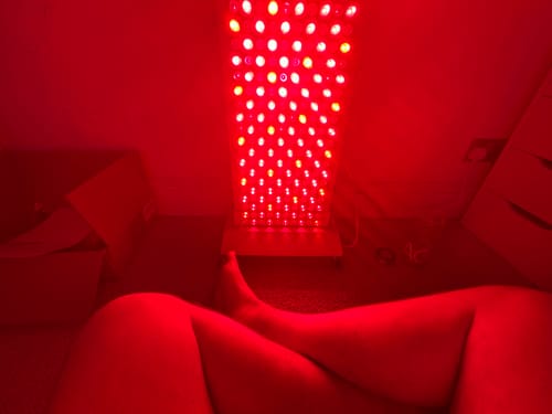 Customer photo review of The Advantage 2.0 Series - Red Light Therapy Full Body Panel
