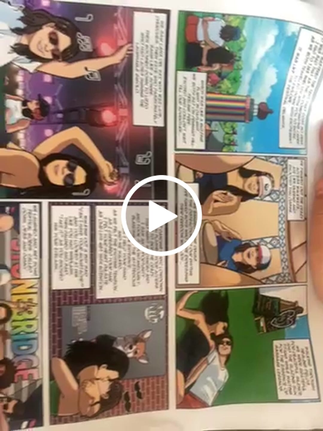 Customer video review of Custom Comic Strip - Turn Your Love Story Or Favorite Memories Into A Comic