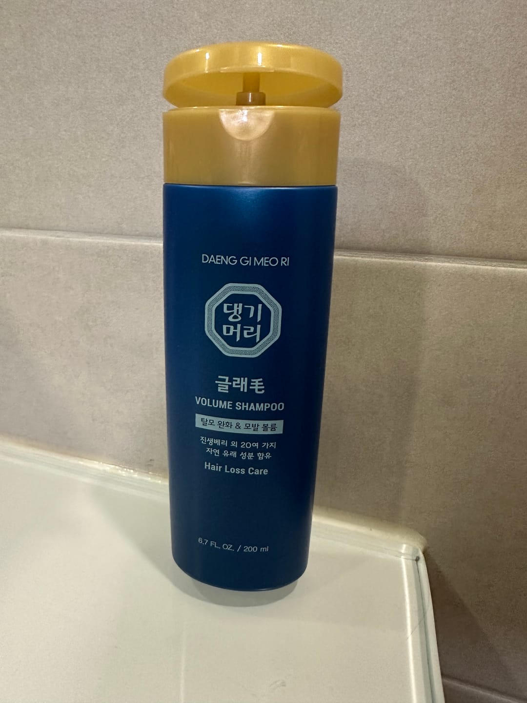 Customer photo review of Безсулфатен шампоан за обем и блясък Против косопад Doori Glamo