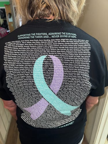 Customer photo review of Round 107 (Unisex Classic Tee | Gildan)