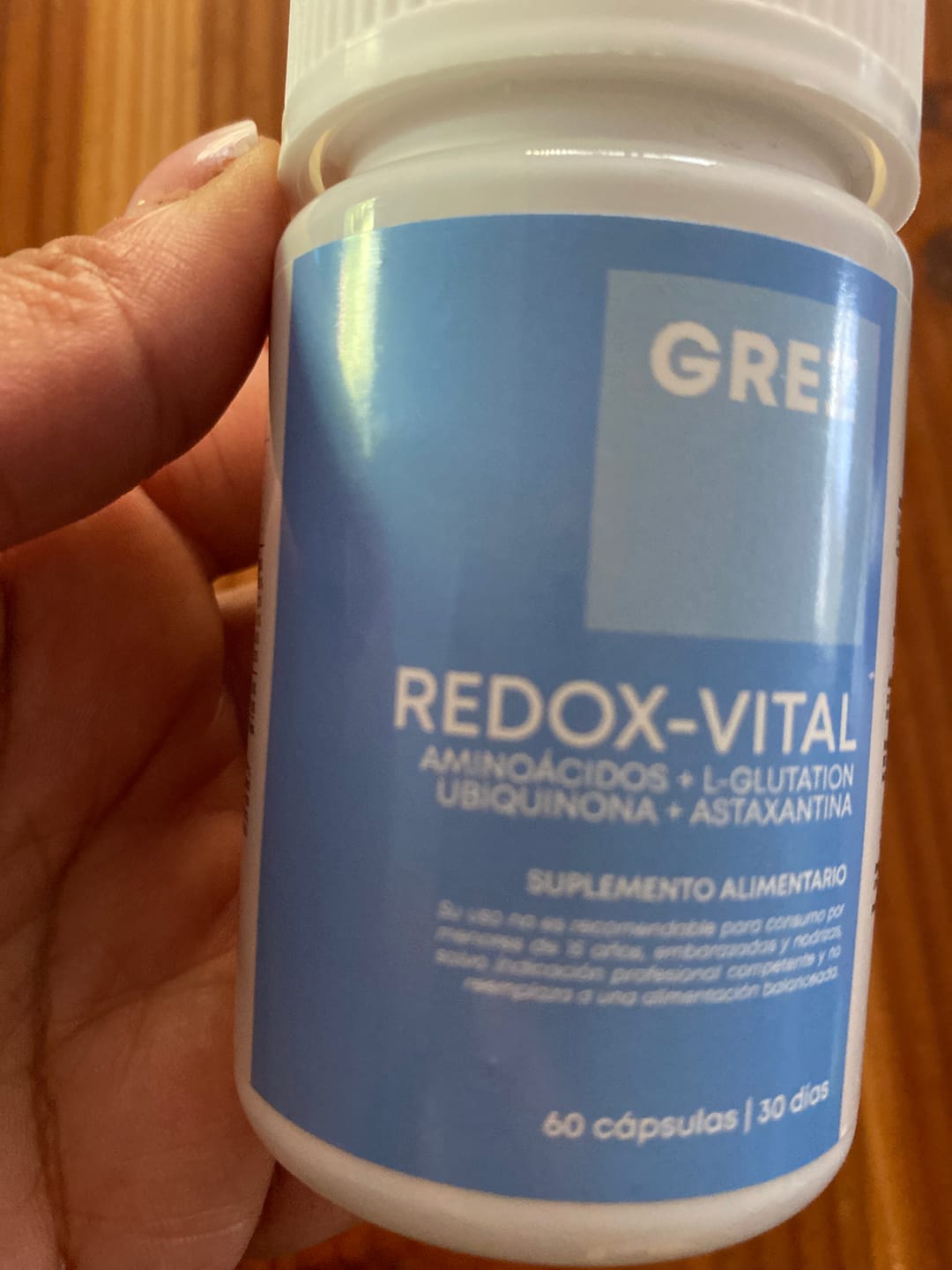 Customer photo review of REDOX-VITAL - Aminoácidos, L-glutation, vitaminas y minerales