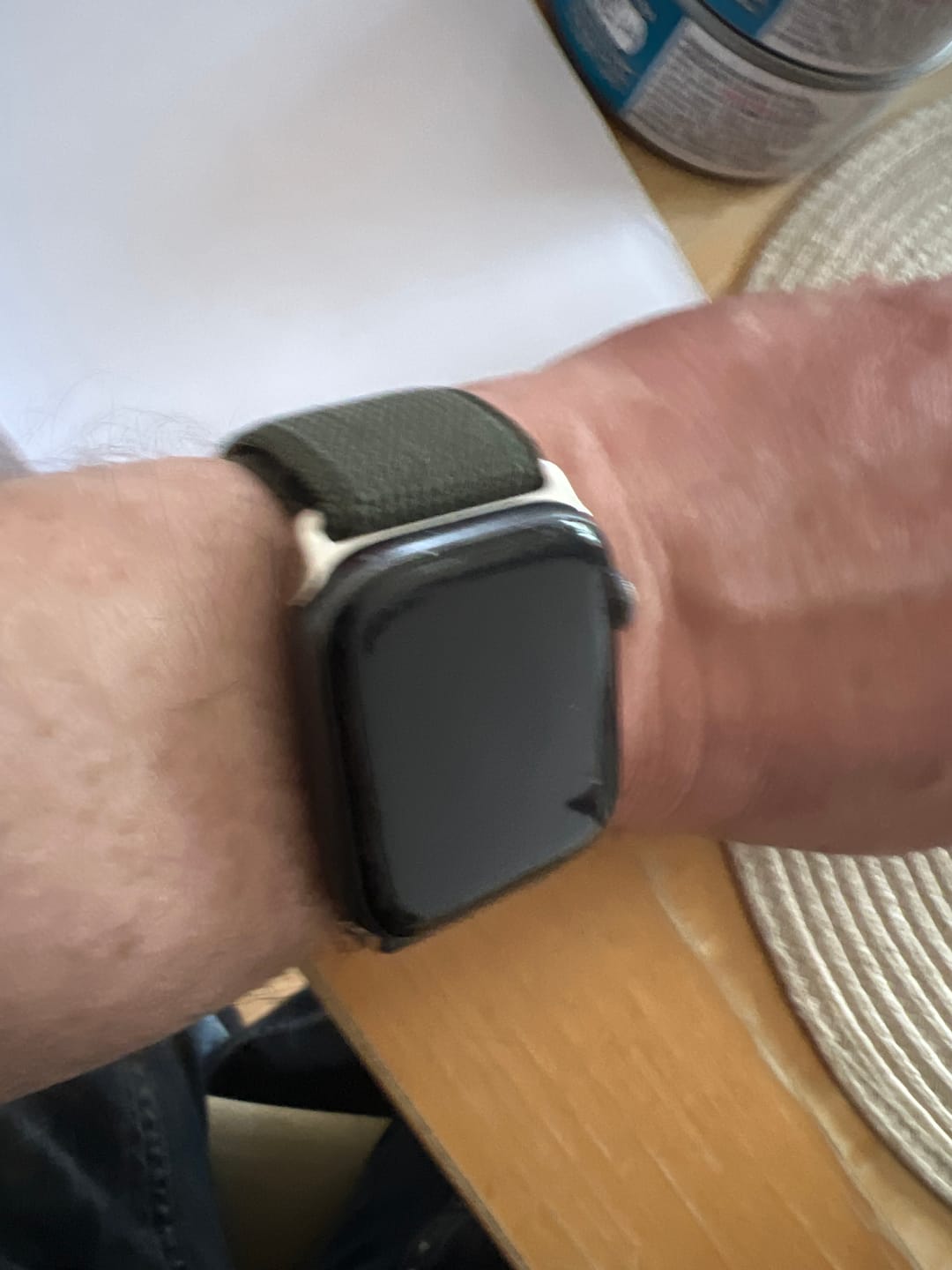 Customer photo review of Trail Nylon Loop Strap for Apple Watch