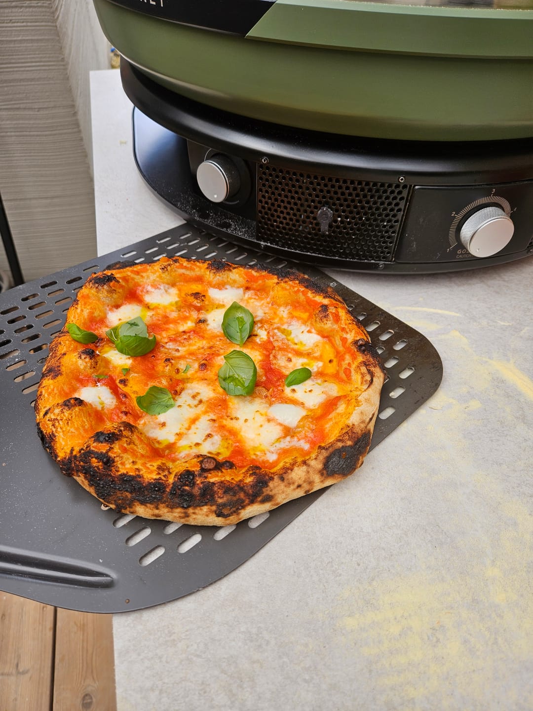 Customer photo review of Pizzaschaufel Perforiert (33CM)