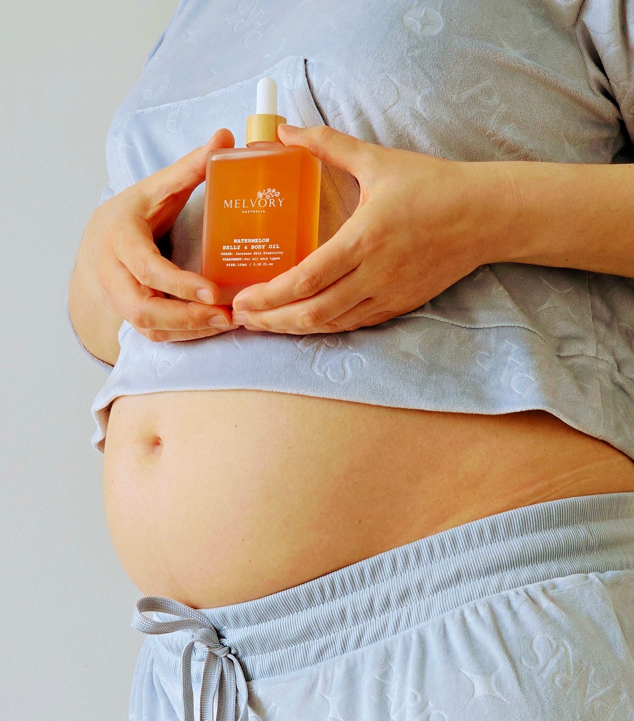 Customer photo review of New Watermelon Belly & Body Oil