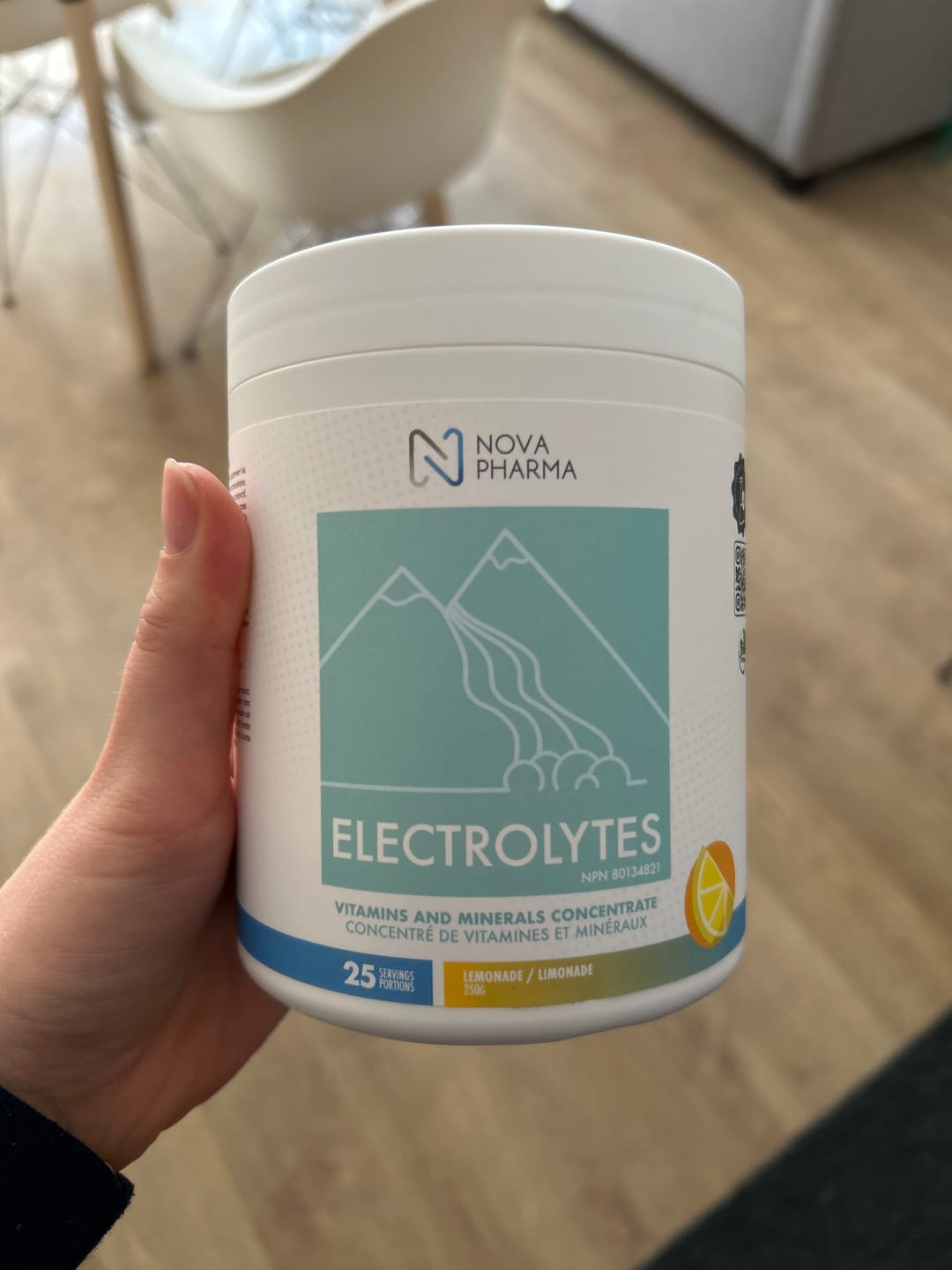 Customer photo review of Nova Pharma - Électrolytes 250g