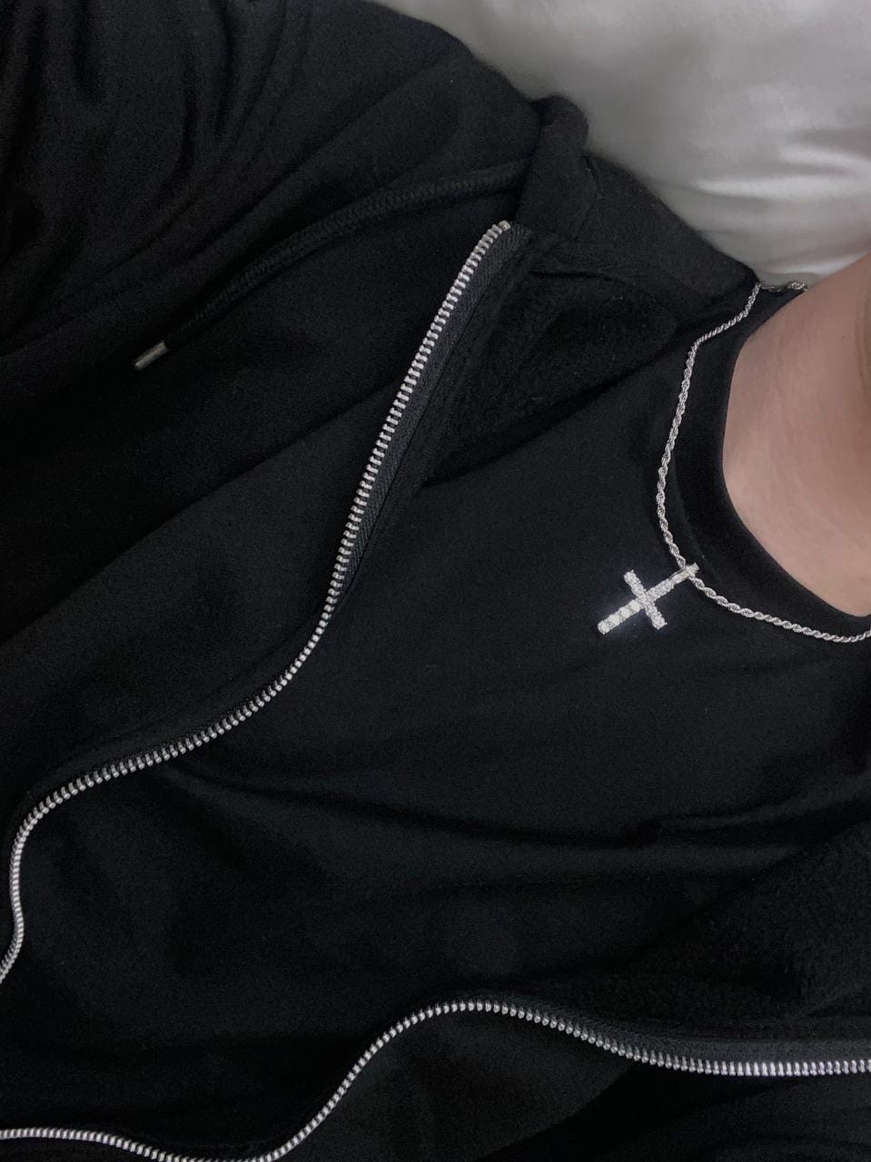 Customer photo review of CROSS PIECE PENDANT.