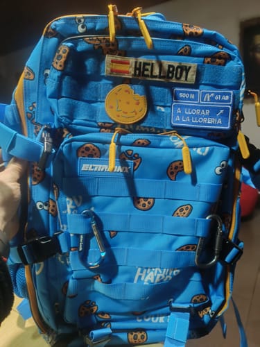 Customer photo review of Mochila Táctica V1 All In 45L Cookie