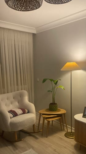 Customer photo review of Ahşap Zigon Sehpa 3'lü Set - Doğal Masif Kestane Ağacı (Ercol Stil)