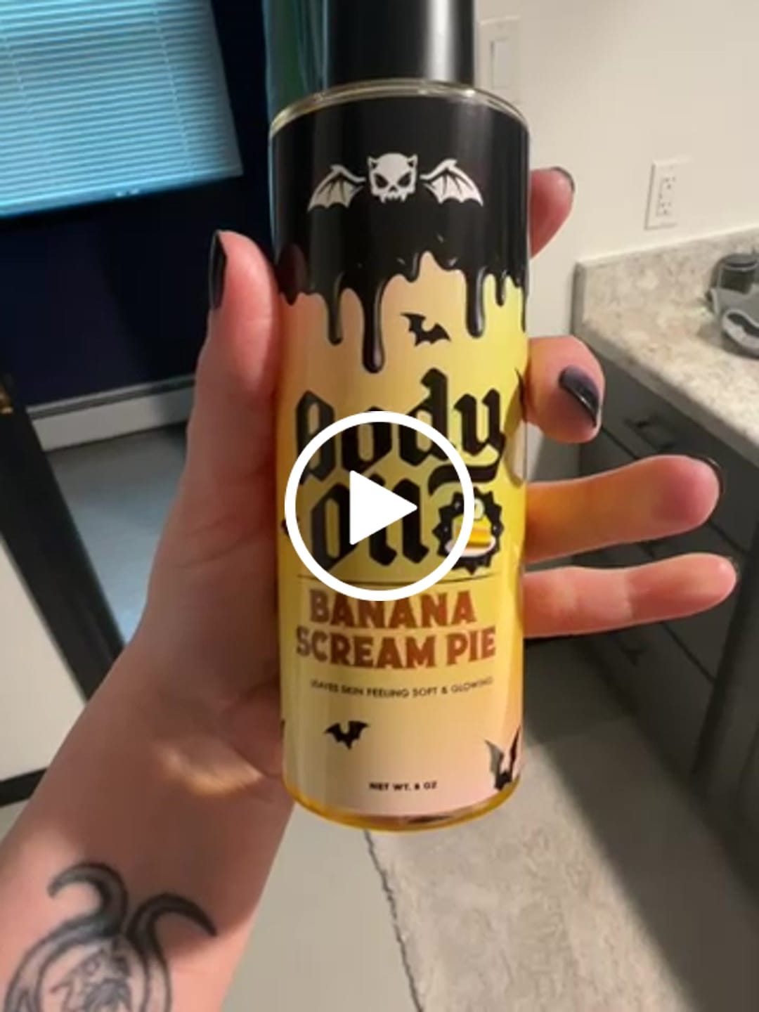 Customer video review of Banana Scream Pie Body Oil