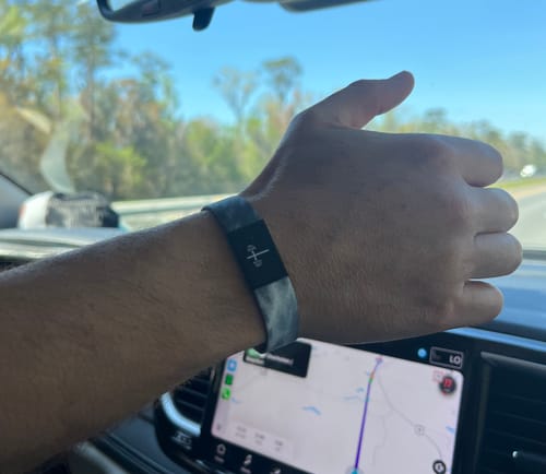 Customer photo review of Daily Bible Verse Wristband