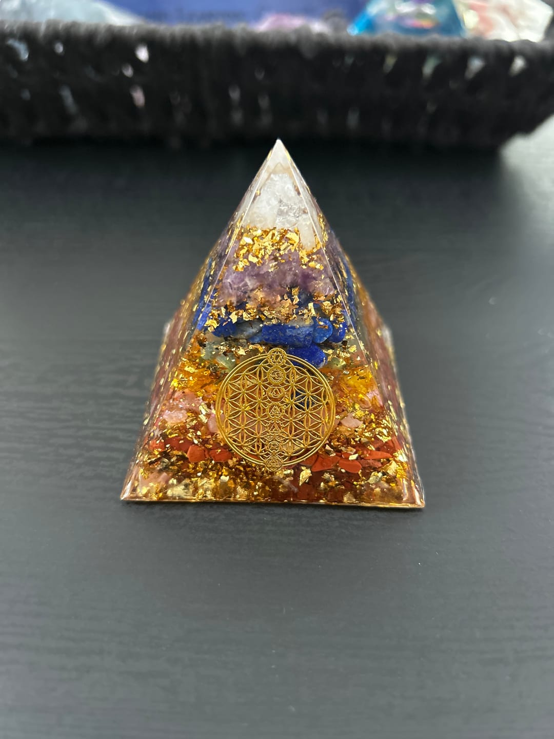 Customer photo review of 7 Chakra Energy Pyramid
