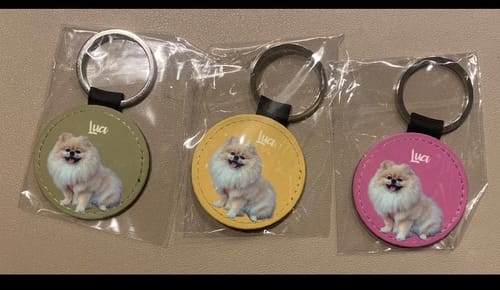 Customer photo review of Haustierportrait - Individueller Schlüsselanhänger