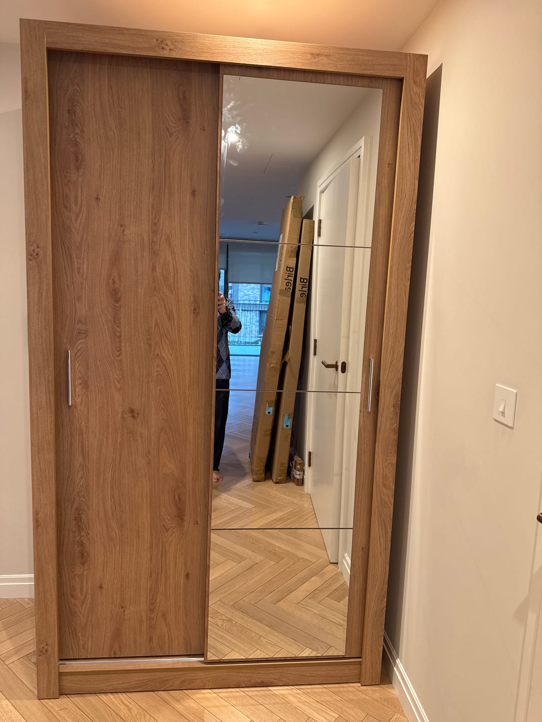 Customer photo review of Arti 6 - 2 Sliding Door Wardrobe 120cm