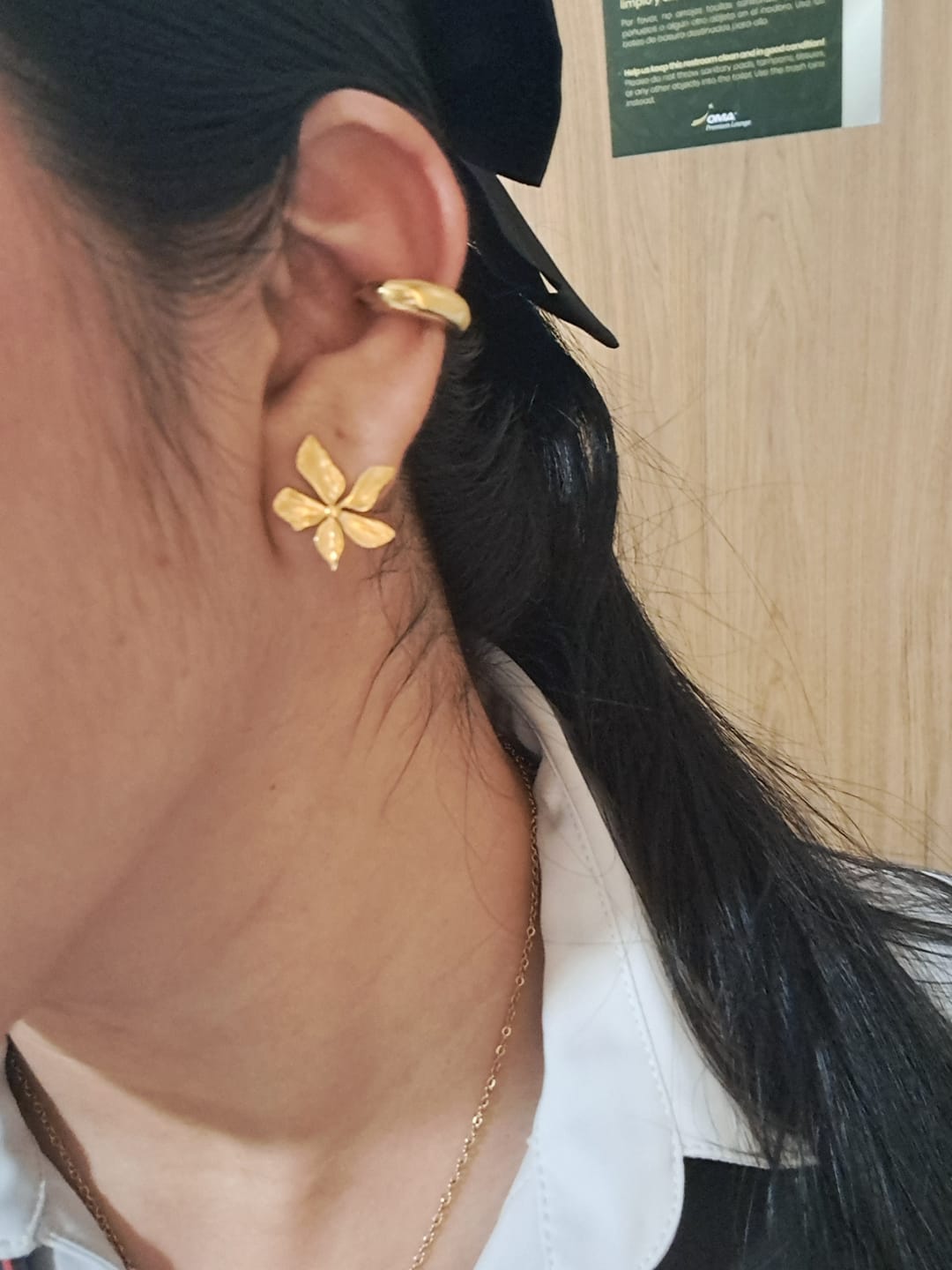Customer photo review of Aretes Jasmine