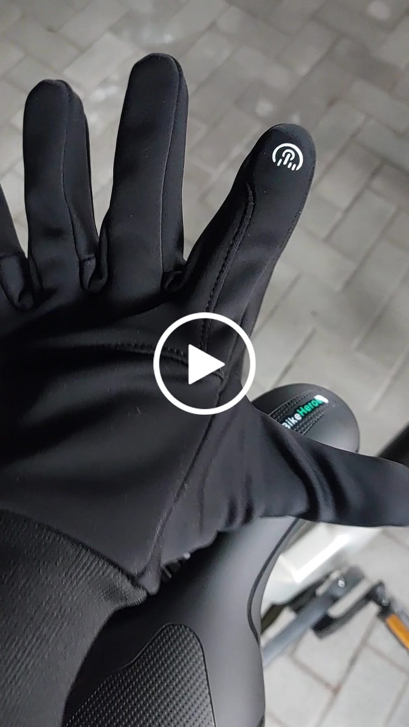 Customer video review of BikeHeroes® Rad-Handschuhe - mit ThermoPro-Technologie
