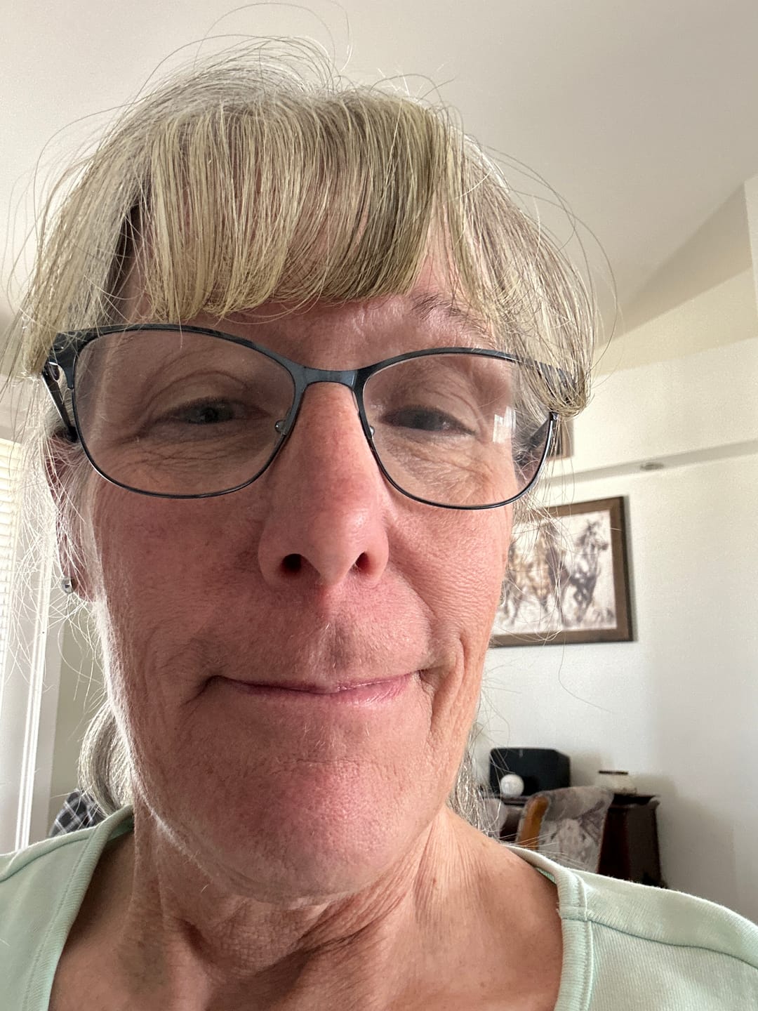 Customer photo review of Petite Faux Diamond Studs Hypoallergenic Earrings for Sensitive Ears Made with Plastic Posts