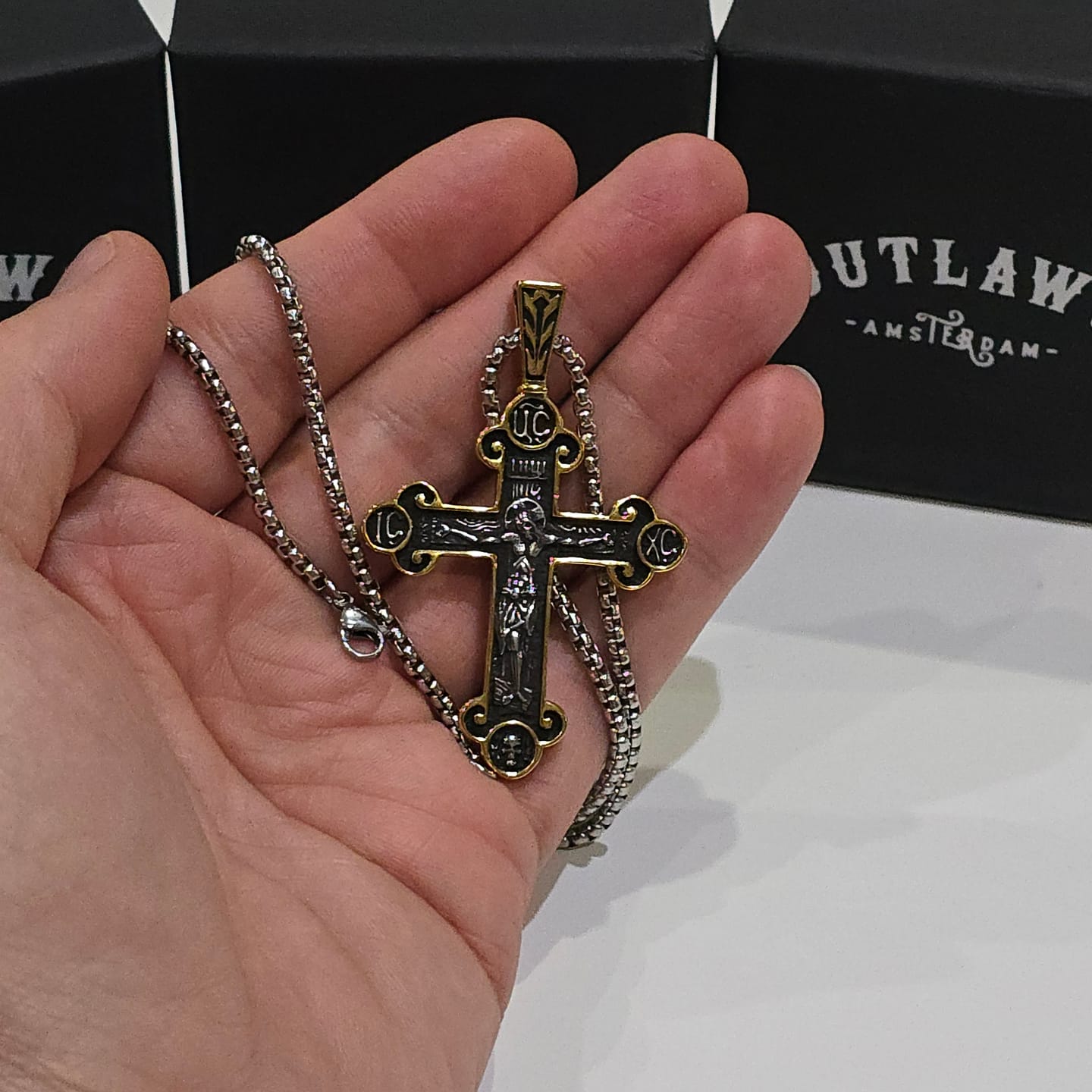 Customer photo review of HOLY CROSS. - GOLD