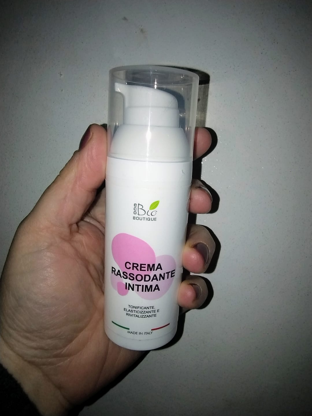 Customer photo review of Crema Rassodante Intima