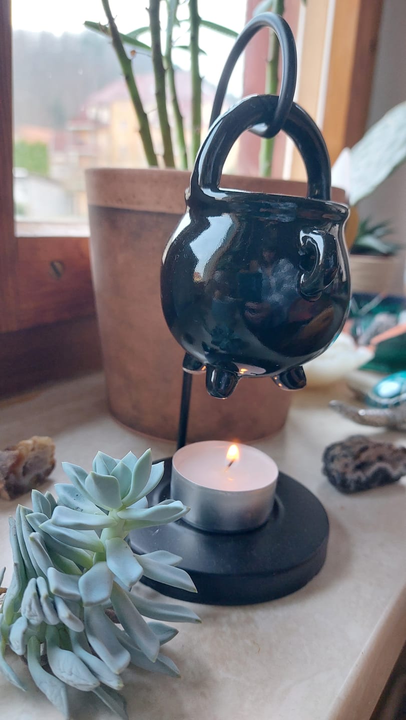 Customer photo review of Hängender Hexenkessel - Duftlampe