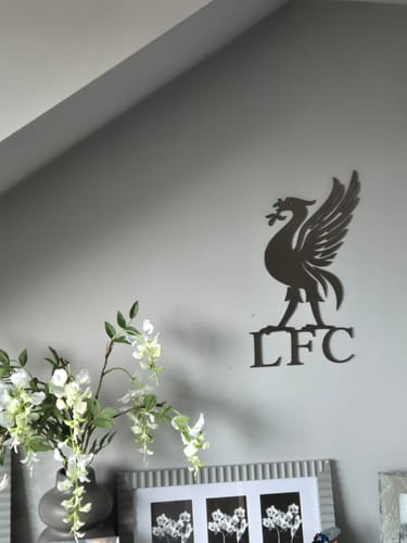 Customer photo review of Liverpool F.C. Emblem Wall Art