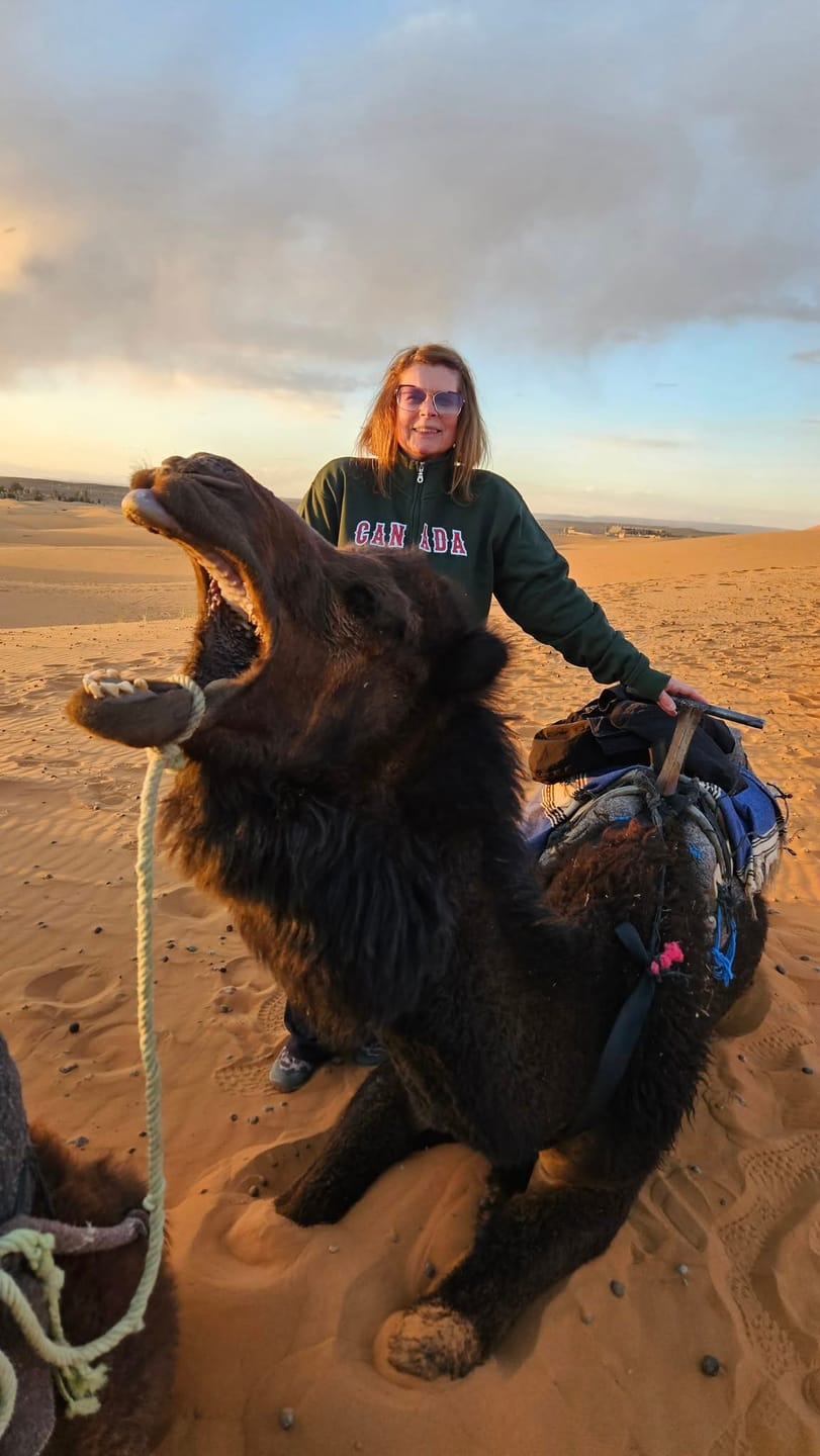 Customer photo review of Canada Varsity Quarter Zip Sweatshirt