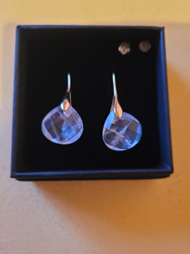 Customer photo review of Cristal de Roche - Boucles d'oreilles