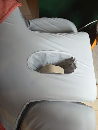 Customer photo review of Ölresistenter Bezug für Massageliegen Gemini Flex  Grau