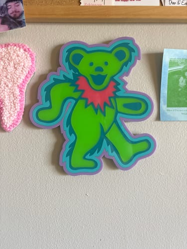Customer photo review of Dancing Bears Wall Hanging