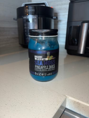 Customer photo review of Pineapple Skies Sea Moss Gel
