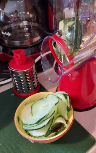 Customer photo review of Multi-Purpose Slicer & Grater