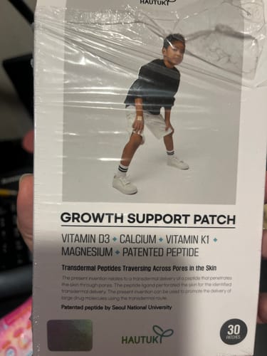 Customer photo review of HAUTUKI Growth Support Patch - 5 Month Supply (5Box) 40% OFF